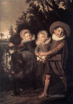  child Deco Art - Group of Children portrait Dutch Golden Age Frans Hals